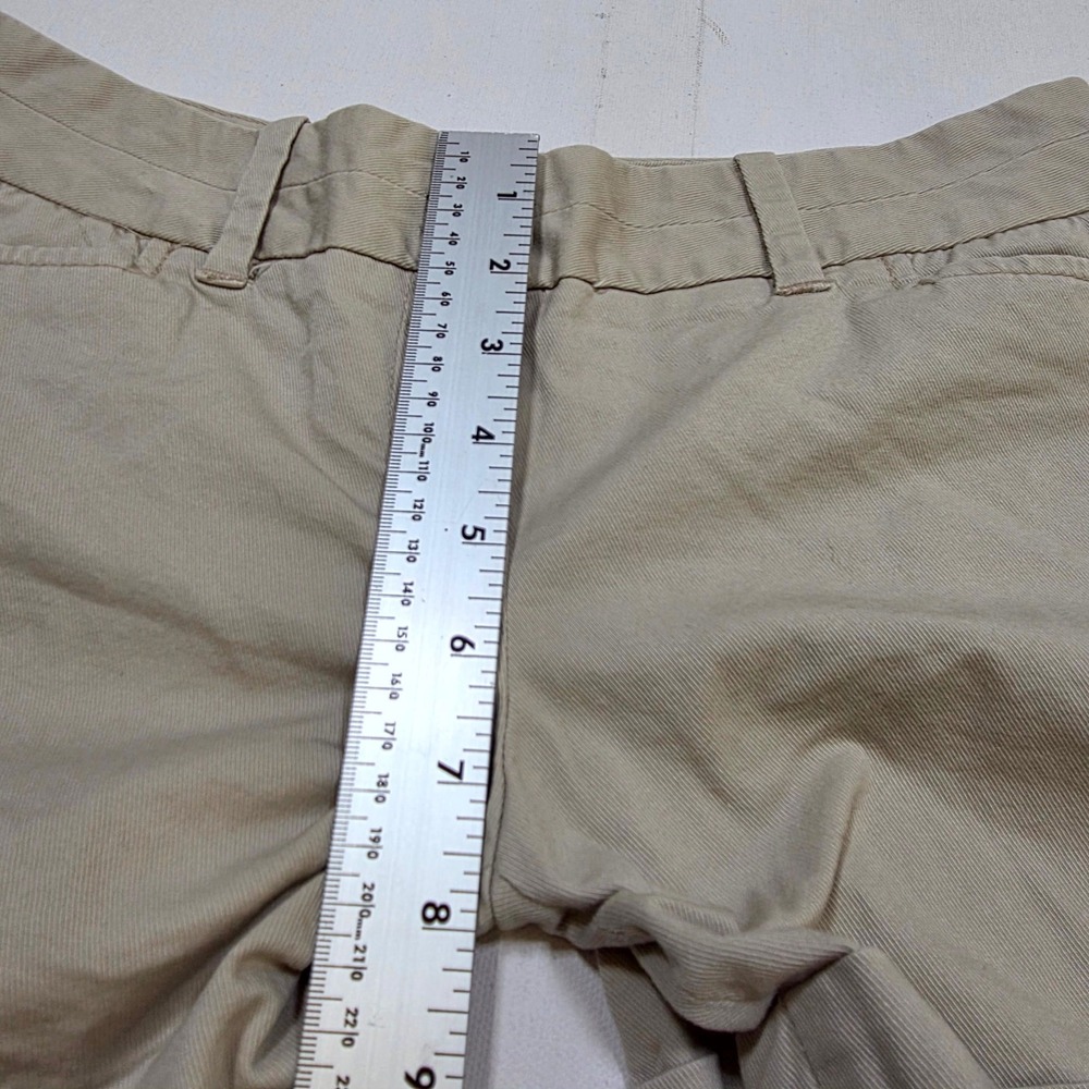 The Limited Shorts Womens 2 Tan Drew Fit Cuffed Chino Twill Casual Summer 8495 - Picture 5 of 6